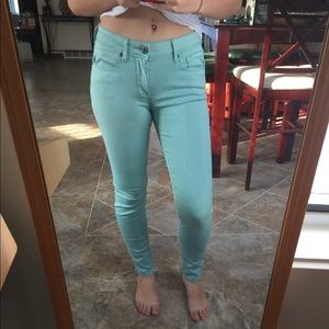 Pacsun Mint Denim Jeggings!